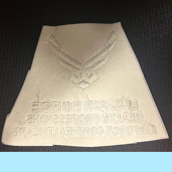 Retro U.S. Air Force Beanie•Health Professions•Navy Blue Hat•Knit Watch Cap•New• - Picture 4 of 5